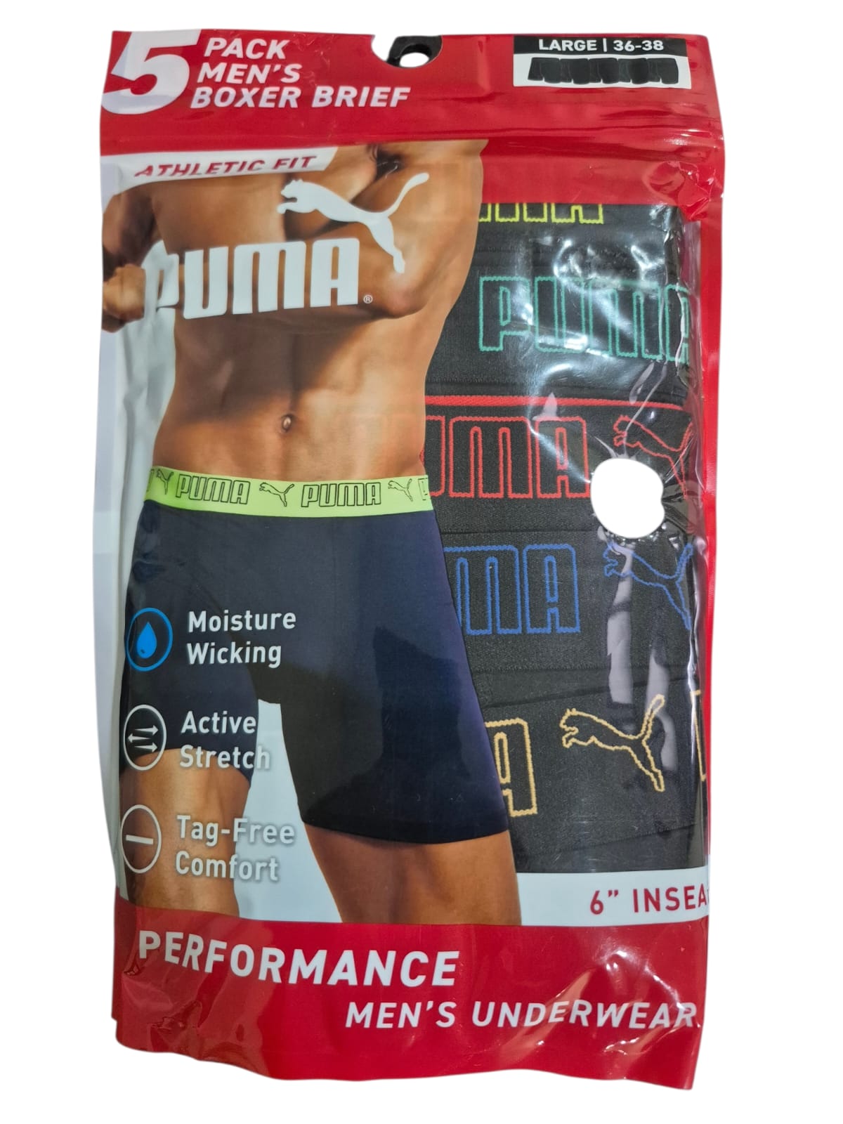 Boxer Puma performance 5 pack